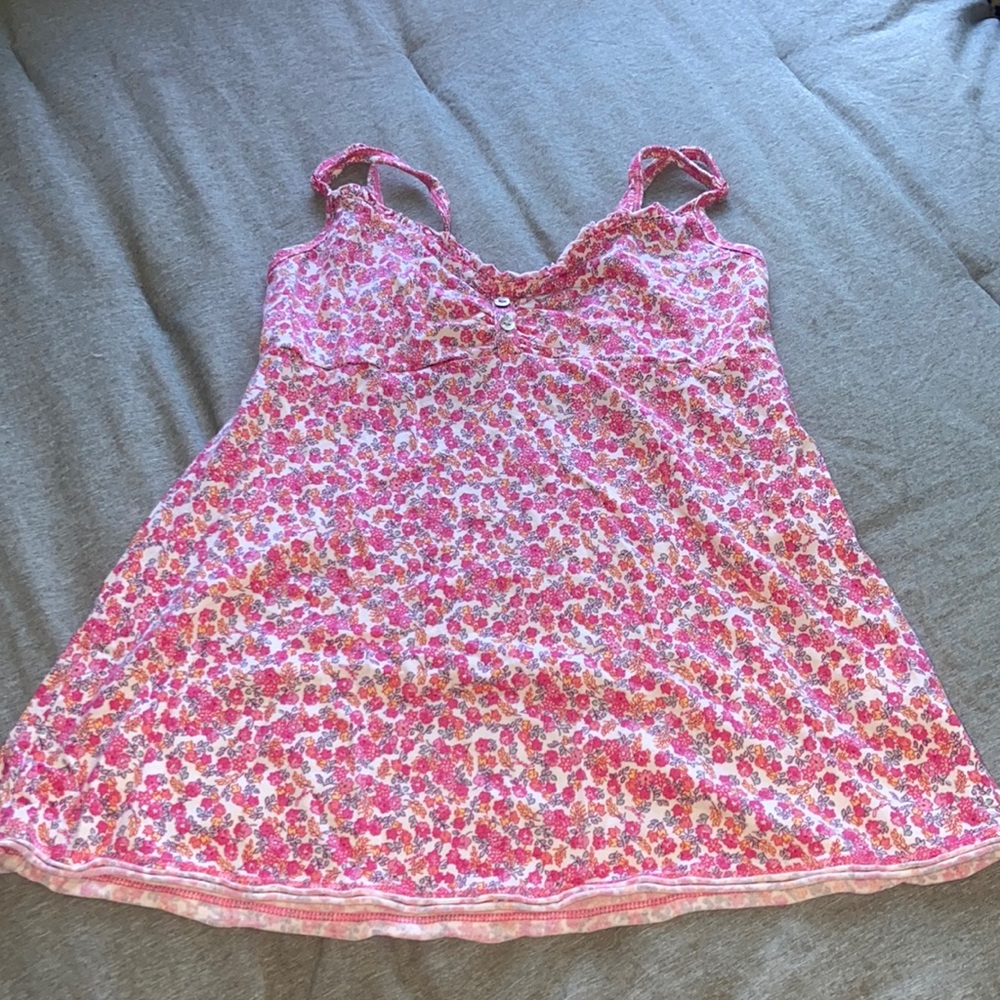 Floral tank top